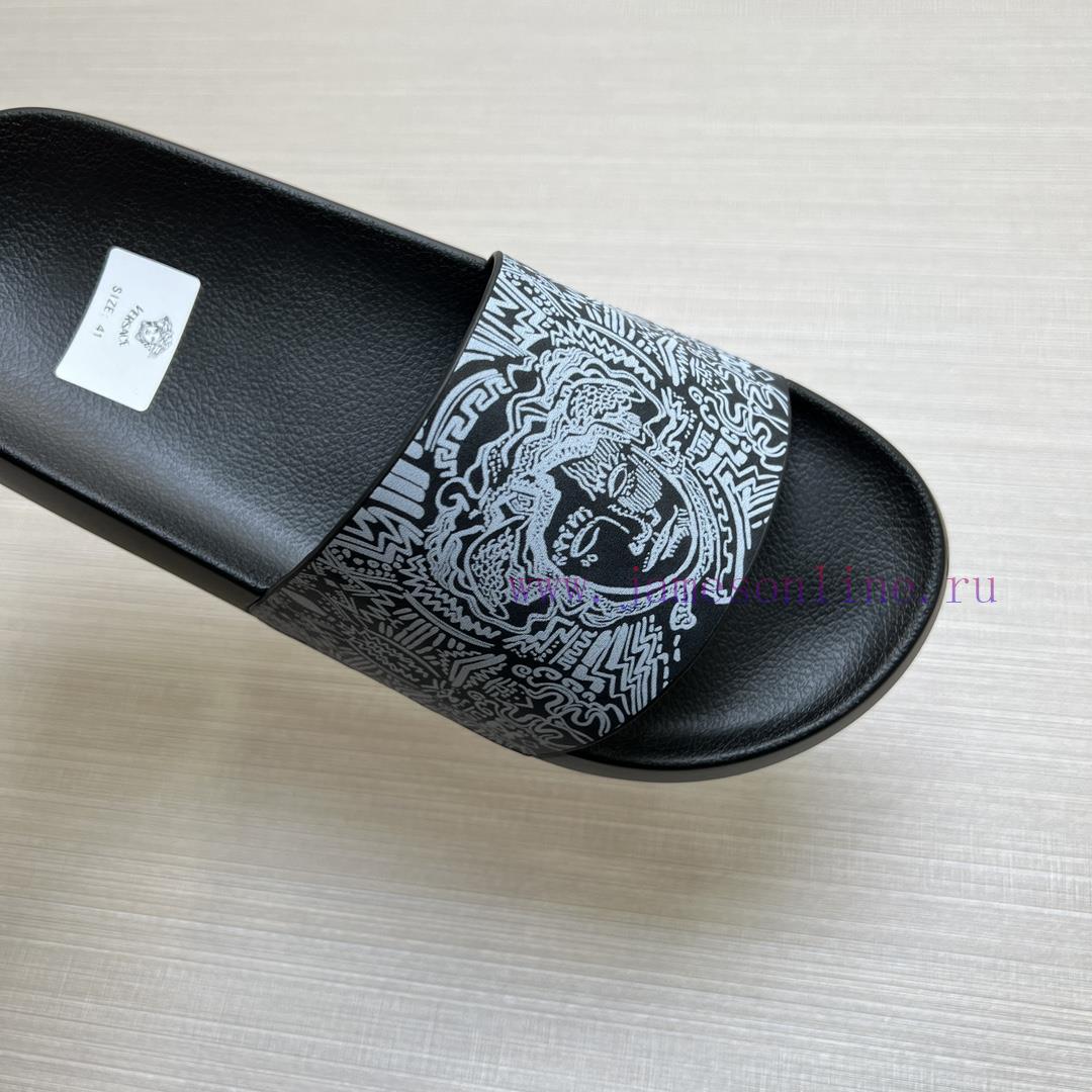 Versace slippers men's high-end brand official website 11 latest masterpiece original mold cdt5wodg0 - Image 7