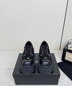 SMFK China-Chic Tide's latest popular cross flower big head thick soled derby shoesVersatile3o1c64r3