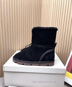Top tierBrunello Cucinelli 24ss Winter New Snow Boots Lamb Bun BootsBC has the authentic Ita3601esul