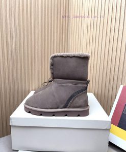 Top tierBrunello Cucinelli 24ss Winter New Snow Boots Lamb Bun BootsBC has the authentic Ita58n5vvzw