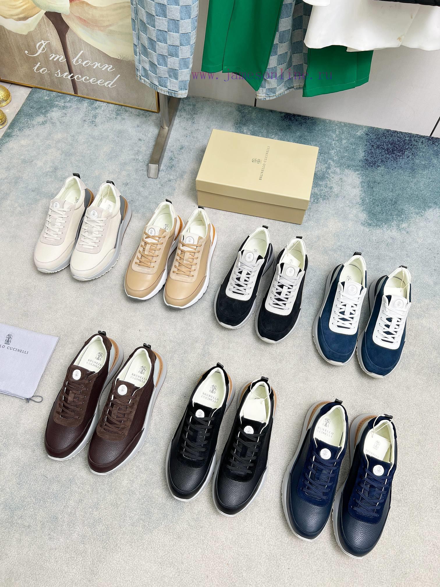 BrunelloCucinelli 🦁 Top Four Seasons Classic Casual Men's Sports Shoes Newly Revised and Upgf472k6c7