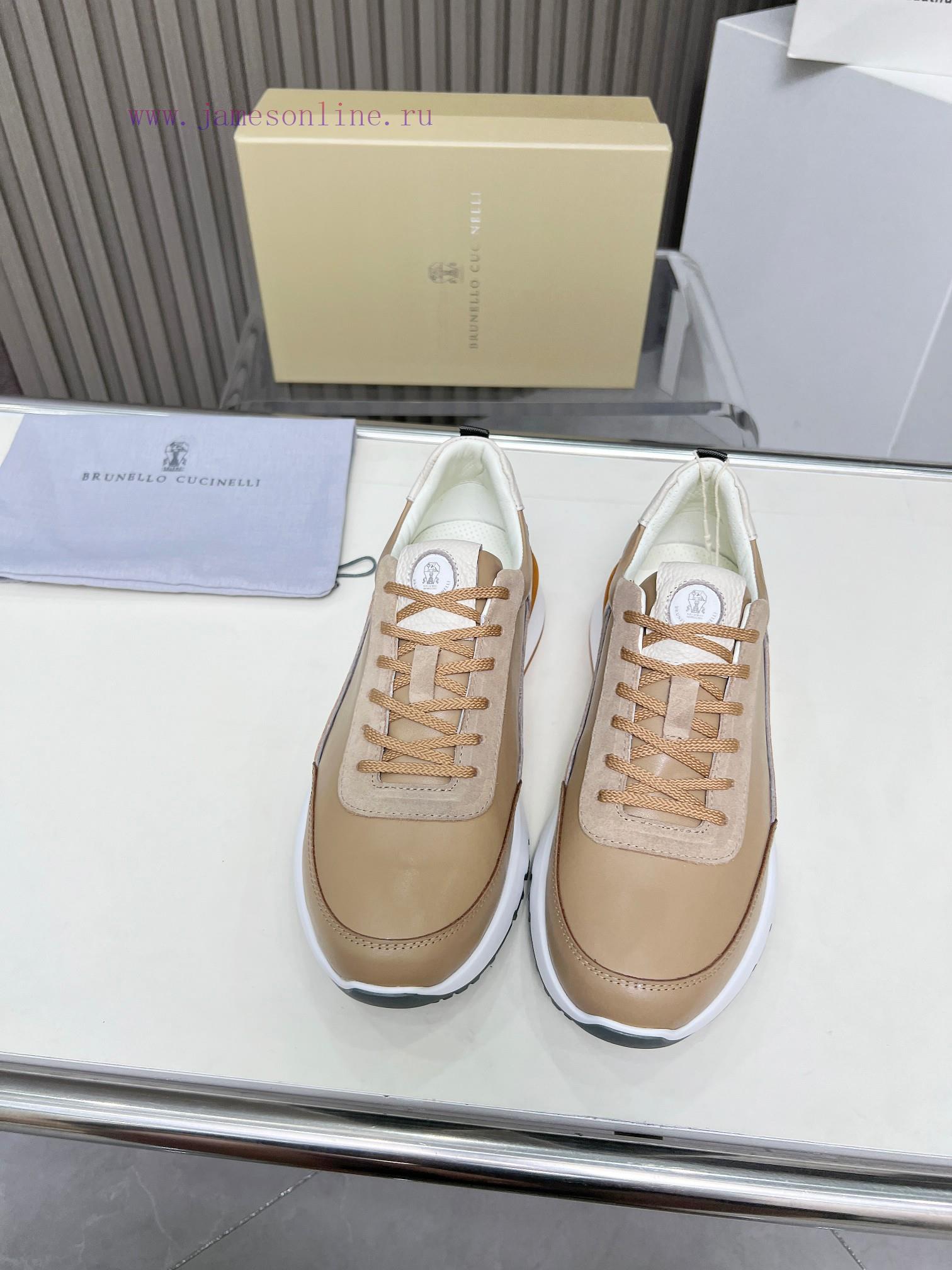 BrunelloCucinelli 🦁 Top Four Seasons Classic Casual Men's Sports Shoes Newly Revised and Upgf472k6c7 - Image 2