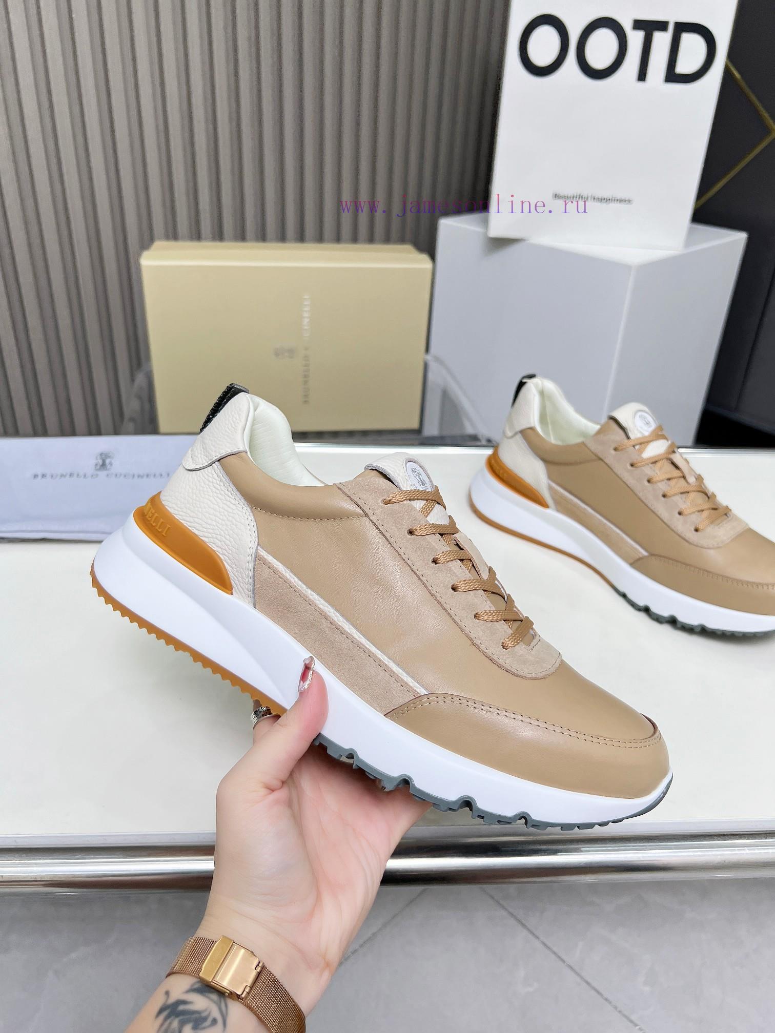 BrunelloCucinelli 🦁 Top Four Seasons Classic Casual Men's Sports Shoes Newly Revised and Upgf472k6c7 - Image 3