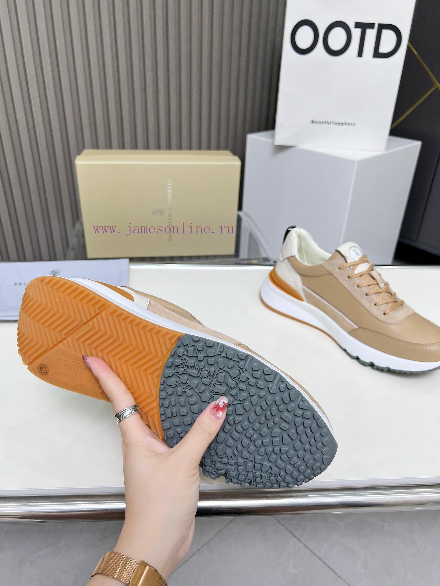 BrunelloCucinelli 🦁 Top Four Seasons Classic Casual Men's Sports Shoes Newly Revised and Upgf472k6c7 - Image 9