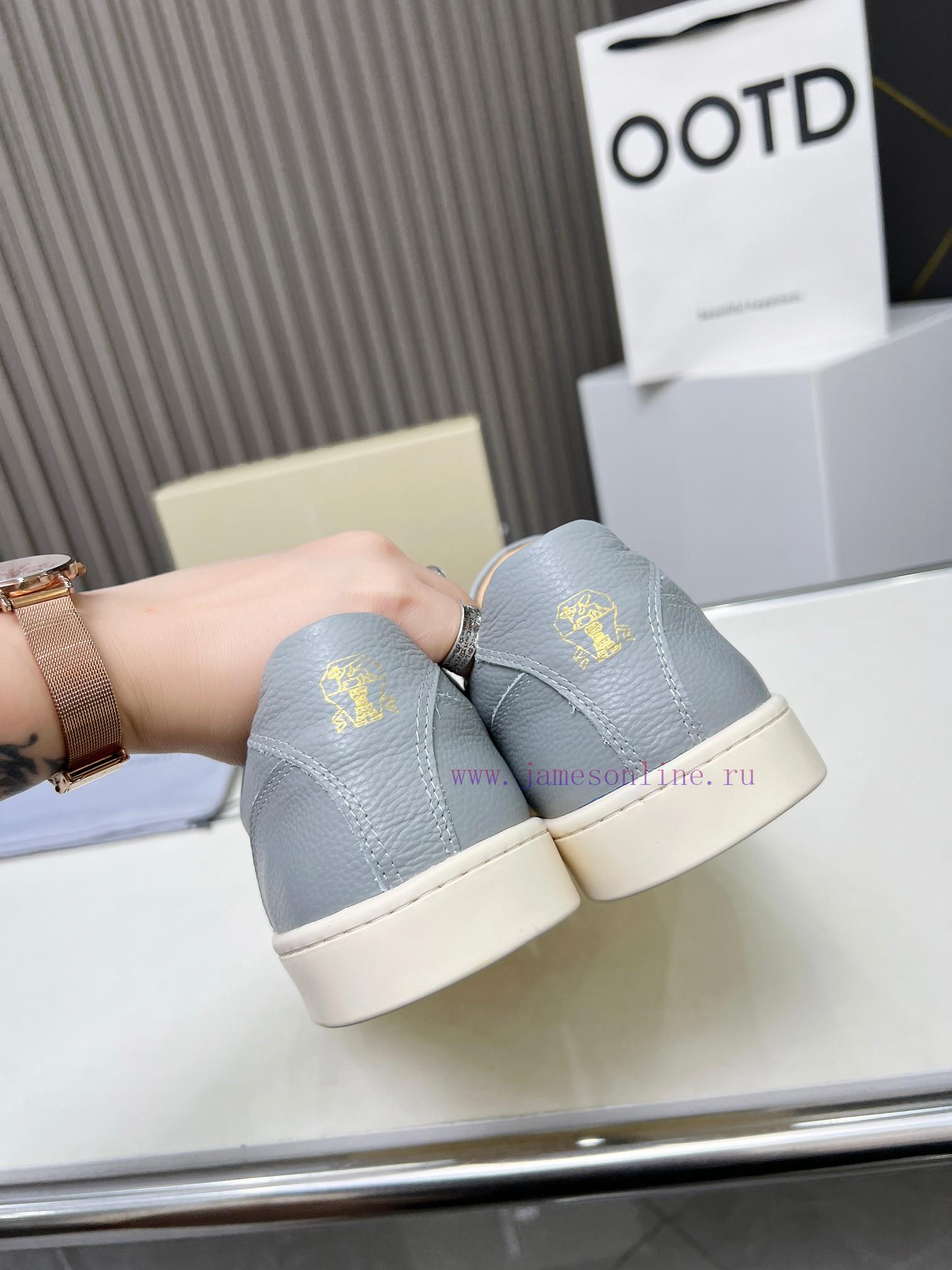 BrunelloCucinelli 🦁 Top Four Seasons Classic Lace Skateboarding Shoes Casual ShoesPrecious i4c7g0xbt - Image 7