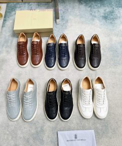 BrunelloCucinelli 🦁 Top Four Seasons Classic Lace Skateboarding Shoes Casual ShoesPrecious imwiibd37