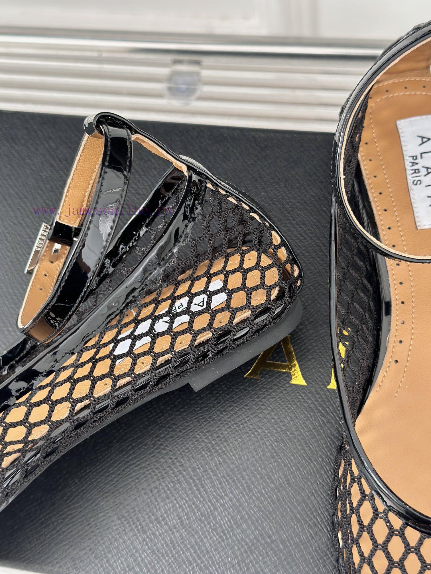 AlAIA | Classic retro mesh Mary Jane shoes from AlAIAFull of girlish style, with both modernwv0mya06 - Image 7