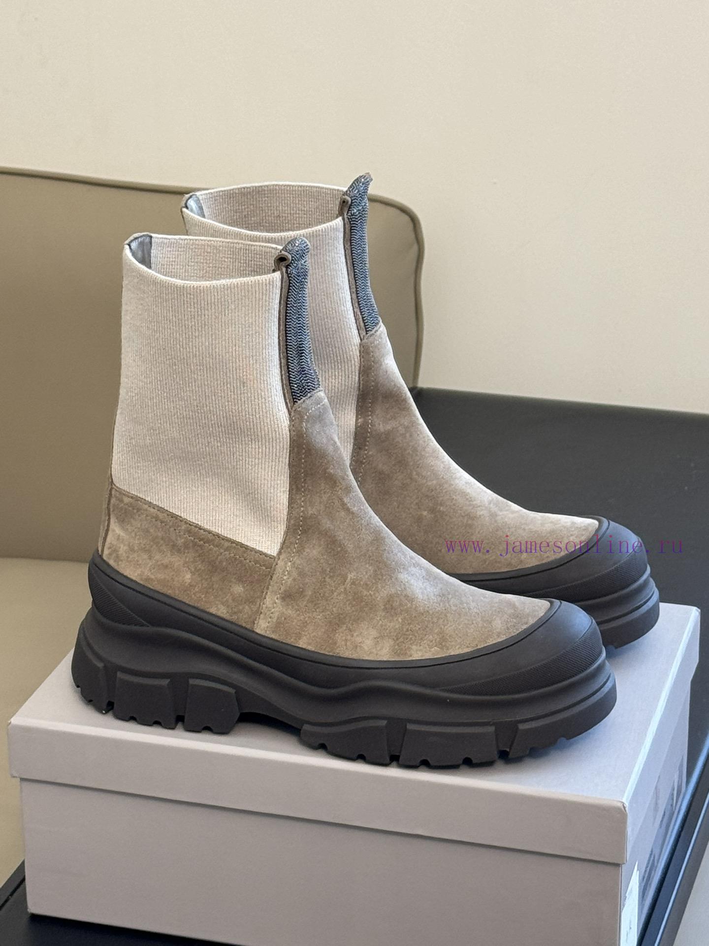 Purchasing Qualitybrunellocucinelli fw24 new arrival~BC24 Autumn/Winter Chelsea Short Boots,7begw5wq