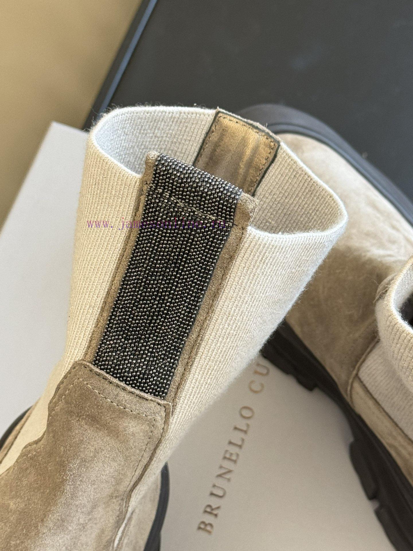 Purchasing Qualitybrunellocucinelli fw24 new arrival~BC24 Autumn/Winter Chelsea Short Boots,7begw5wq - Image 7