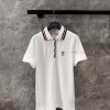 ZT61068 Dior 25Ss Spring/Summer New Embroidered Collar Buckle Mesh Ball Style Polo Short Sleeve sltjbz6u
