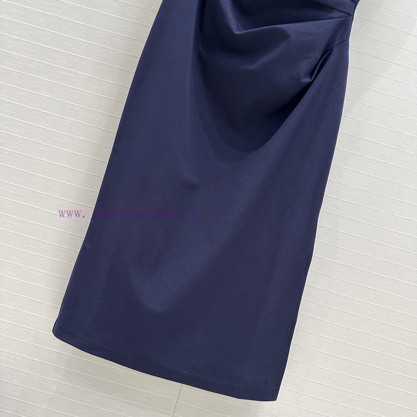 Strongly Recommend BL77536 Miu Collection 25 Spring/Summer New Product Color Contrasting Polo C m6976p6o - Image 7