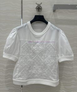 🤞 AT77539 Coco Chanel Girls' French Court Style Short Sleeved Top Is A Hard To Find Hot Item Wi 1wdoyrny