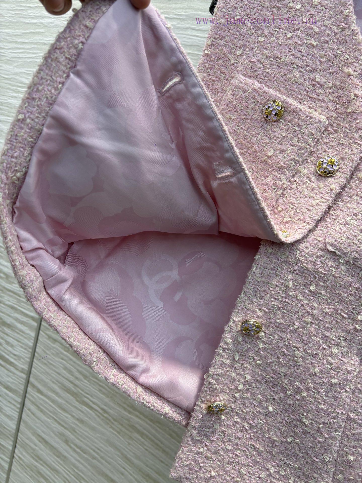 CT77552 Chanel Style 25 Early Spring New Item Socialite Style Woven Set Round Neck Vest+skirt L alr3iq0a - Image 10