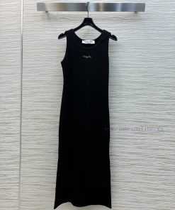 CL77571 Dior 25 Early Spring New Collection Embroidered Letter Tank Top Skirt With Round Neck A duhpdqkn