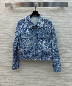 CW77576 Dior 25 Early Spring Butterfly Paisley Bee Pattern Series Example Blue And White Porcel te79q9iv