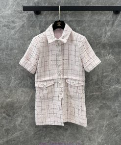 ZW61080 Chanel 25Ss Spring/Summer New Collar Medium To Long Coarse Nylon Coat | YB Developed Im 7r2armqy