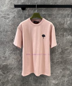 ZT61086 Gucci 25Ss Spring/Summer New Flower Embroidered Round Neck Short Sleeve T-shirt | Yb De 60rsclem