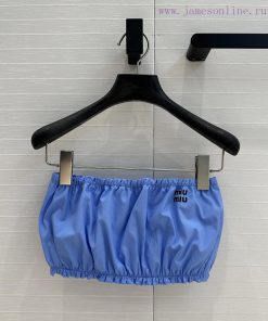 Hot Selling Recommendation BT77577 Stacked Tian Cai Strapless Tank Top With Elastic Pleats And owajkkm1