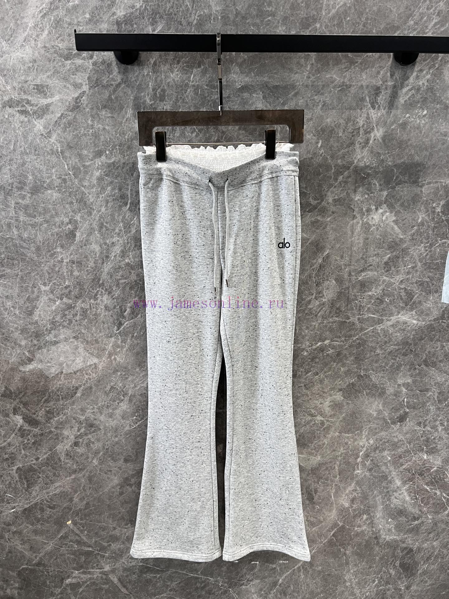 ZK60655 Alo 25ss Spring/Summer New Splice Lace Waist Design Flare Casual Pants | Popular Flare 2m2rumz9