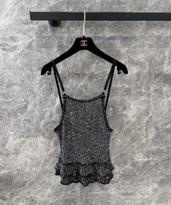 ZT60656 Chanel 25P Early Spring New Ruffled Camisole Vest 丨 Hand Sewn Replica 11 Developed By Y m61x8hup