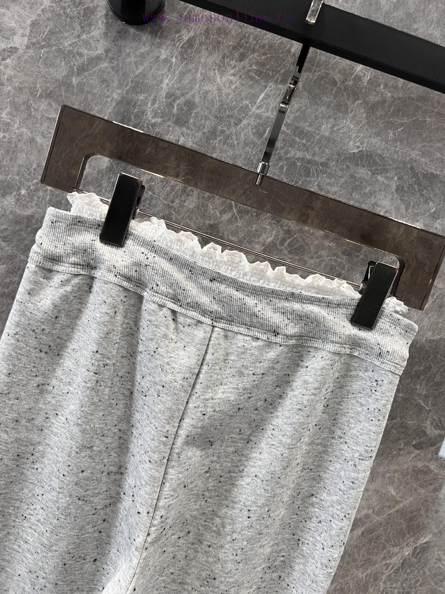 ZK60655 Alo 25ss Spring/Summer New Splice Lace Waist Design Flare Casual Pants | Popular Flare 2m2rumz9 - Image 5