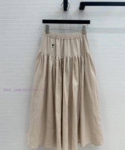 Highly Recommended ️ BB76392 Di * Spring/Summer New Product Cotton And Hemp Long Half Skirt Wit f45fwckz