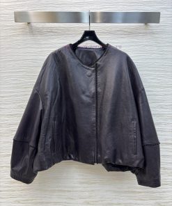 CW76017 Niche Design 25 Early Spring New Item Round Neck Jacket Jacket Custom-made With 100% La m6q8rsvq