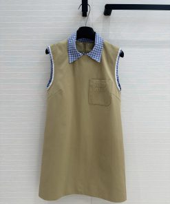 Strongly Recommend BL76065 Mi * 25 Early Spring New Product Retro Artistic Style Khaki Sleevele 2ozkantm