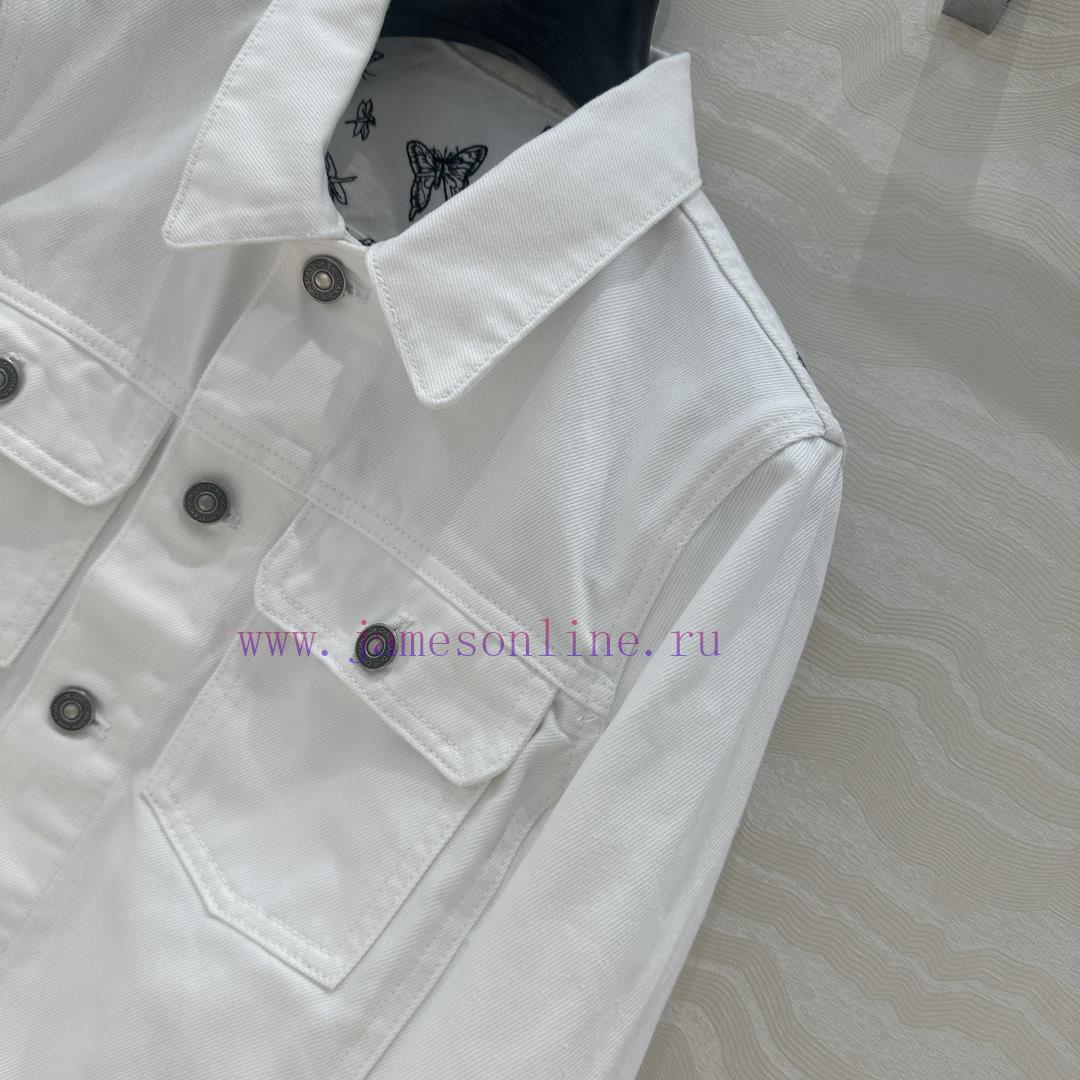 AW76070 Miss Dior Autumn/Winter New Denim Jacket Jacket With Heavy Craftsmanship Customization sis09hjo - Image 5