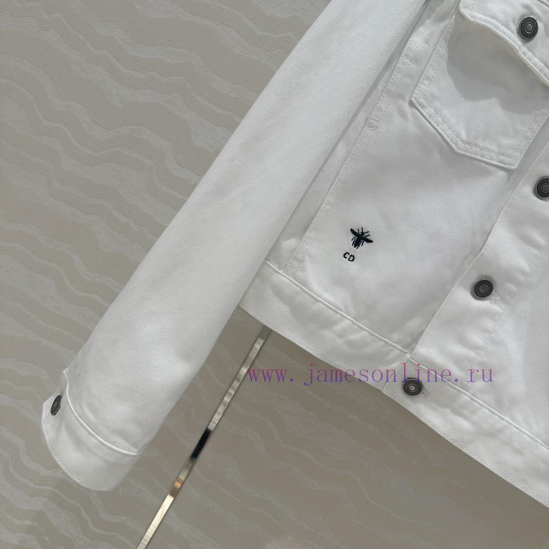 AW76070 Miss Dior Autumn/Winter New Denim Jacket Jacket With Heavy Craftsmanship Customization sis09hjo - Image 6
