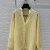 High End AC76073 Zm Vacation Style White Rich Beauty Must Enter High-end 100% Linen Shirt Impor cky8qa2p