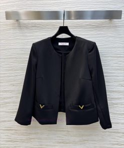 CW76078 Valentino Early Spring New Collection A Round Neck Short Suit Jacket That Is The Epitom 6y7i52sj