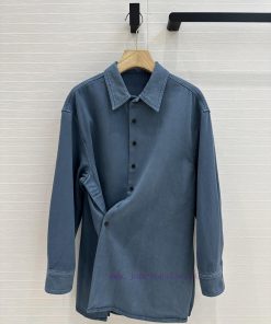 ️ Same As Yang Mi ️ BC76097 Lemai * 25 New Product Casual Relaxation Wearing Denim Blue Shirt S br7bmi1y