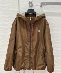 AW73908 Miu Miu Girls' Wear 25ss Early Spring New Product High Intelligence Caramel Color 🤎 Imp k2z2xco5