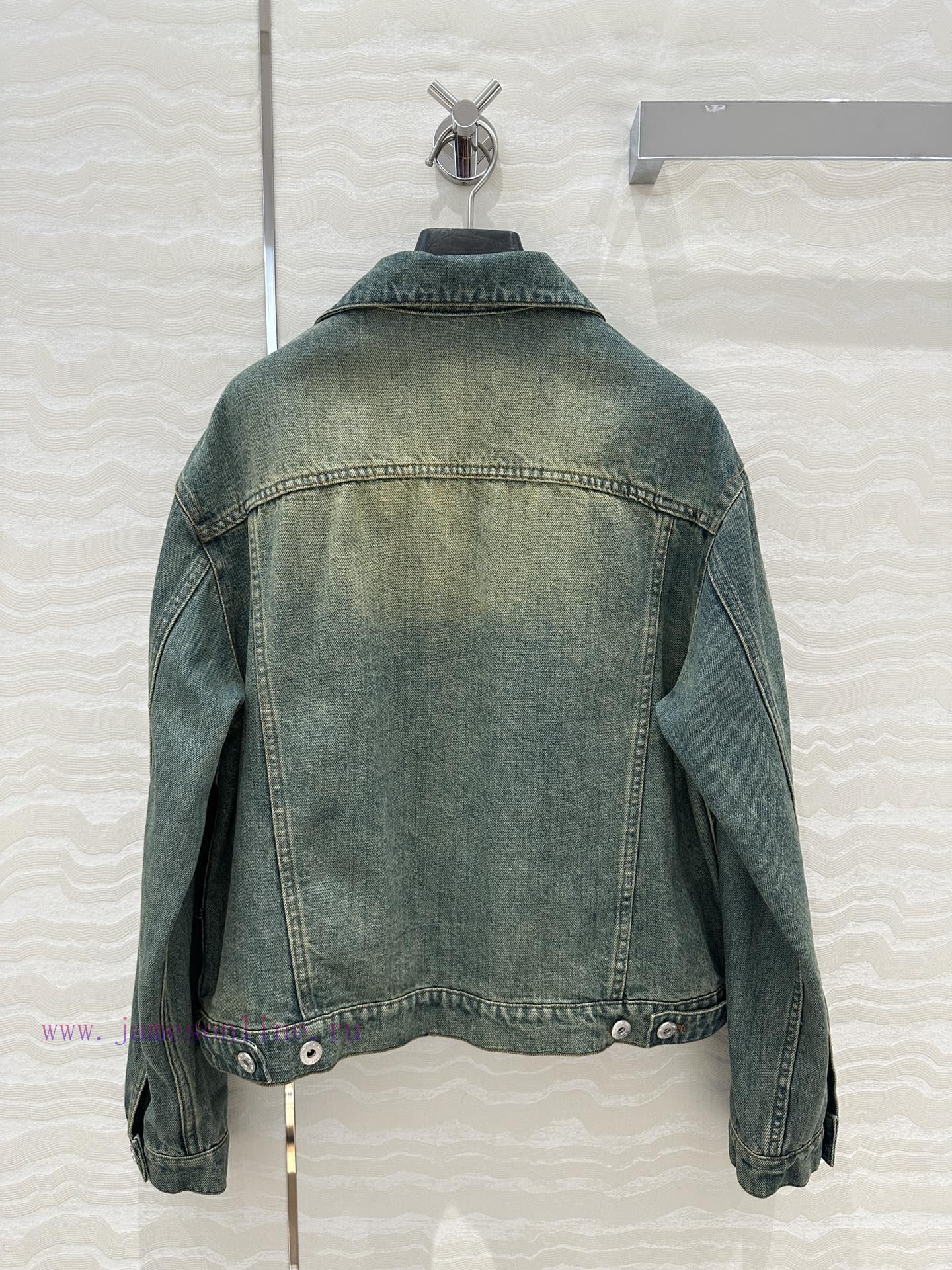 AW75197 Miu Miu Girls' Cowboy Jacket 25s Early Spring New Product Rascal And Handsome Ceiling A 5jl9pms5 - Image 10