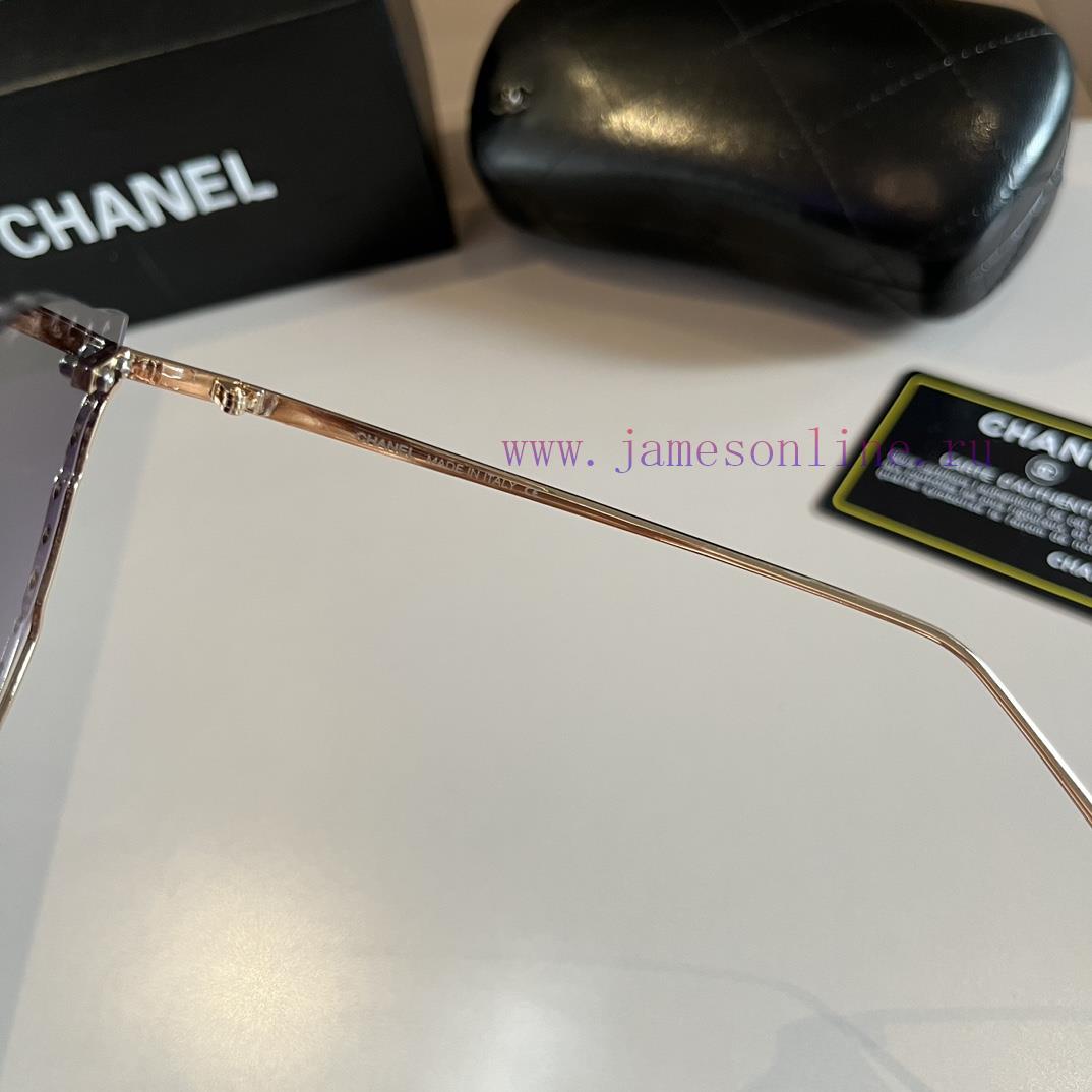 Chanel sunglasses, custom-made with high-end diamond rings, beautiful and truly stunning. Wed8mk3gzl - Image 8