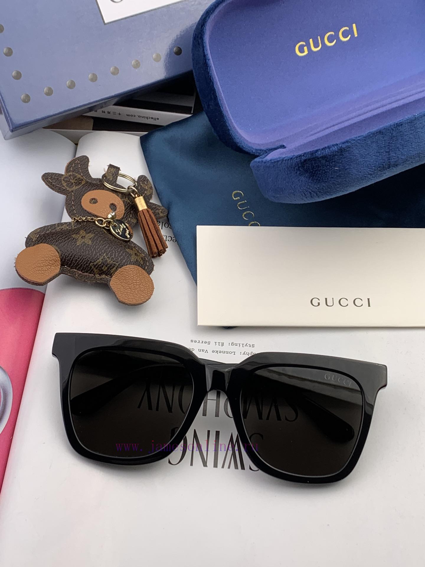 GUCCI2023 Spring New Integrated Mirror Large Frame Sunglasses for Men and WomenExplosive lar6l6o9sbe - Image 4