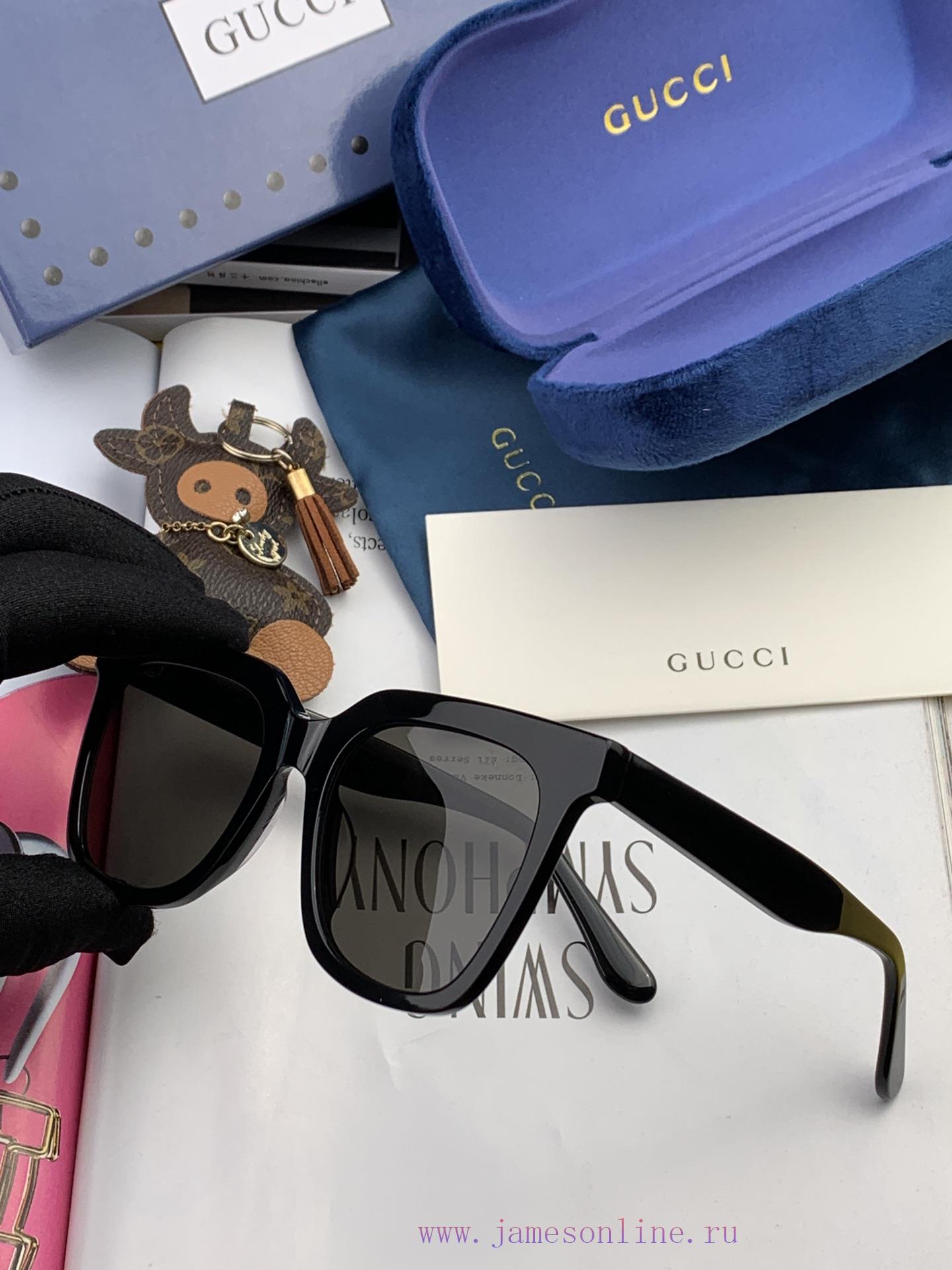 GUCCI2023 Spring New Integrated Mirror Large Frame Sunglasses for Men and WomenExplosive lar6l6o9sbe - Image 5