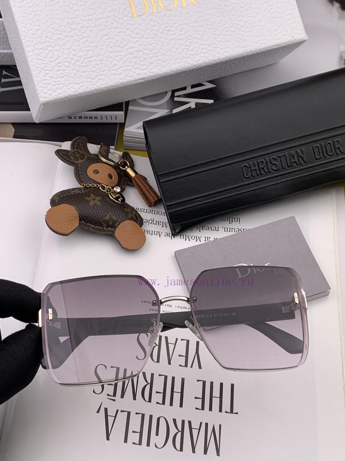DIOR Nylon Polarized Sunglasses 2024 Spring New Trendy Popular Fashion Box Polarized Sunglaswrs0tuqs - Image 4