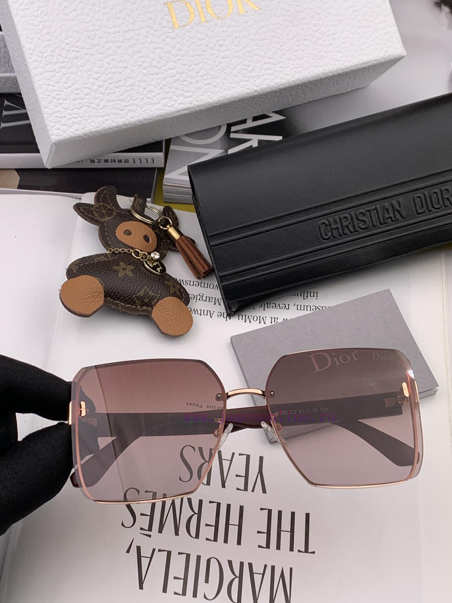 DIOR Nylon Polarized Sunglasses 2024 Spring New Trendy Popular Fashion Box Polarized Sunglaswrs0tuqs - Image 6