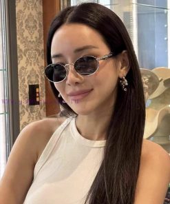 Prada Small Frame Round Sunglasses Fashion Metal Large Frame Sunglassesv5chkziy