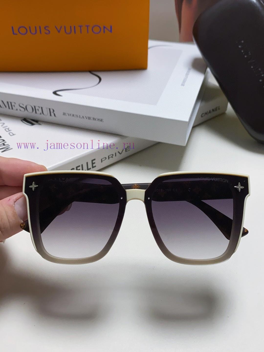 LV Louis Vuitton large frame sunglasses with classic box design, not picky about face shape,um5wjn0o - Image 5