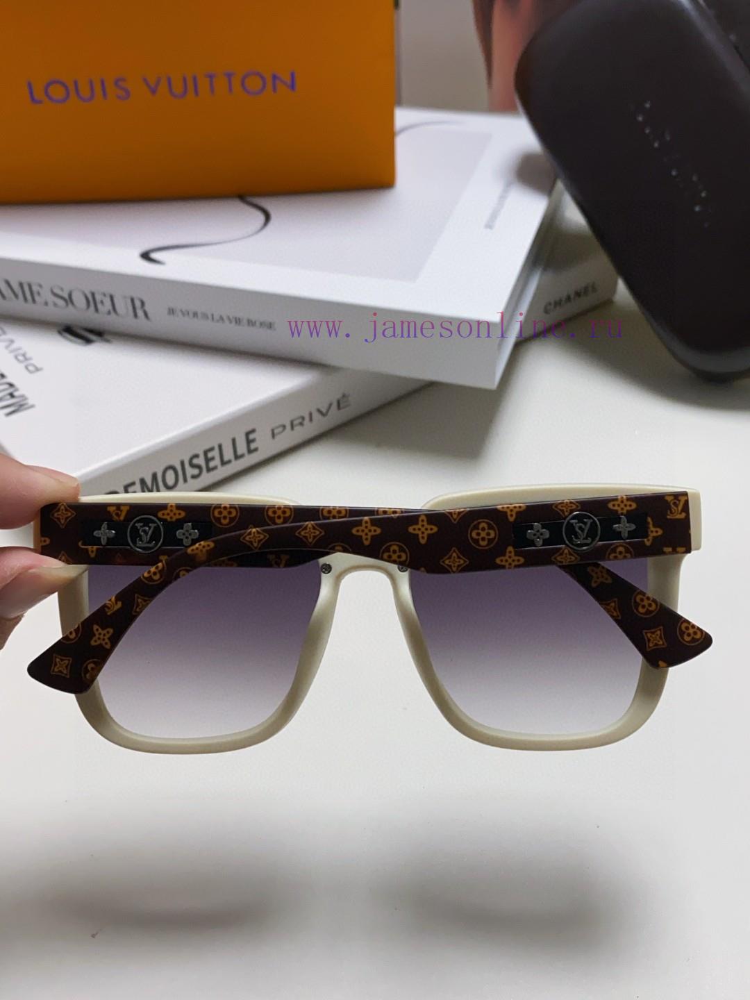 LV Louis Vuitton large frame sunglasses with classic box design, not picky about face shape,um5wjn0o - Image 6