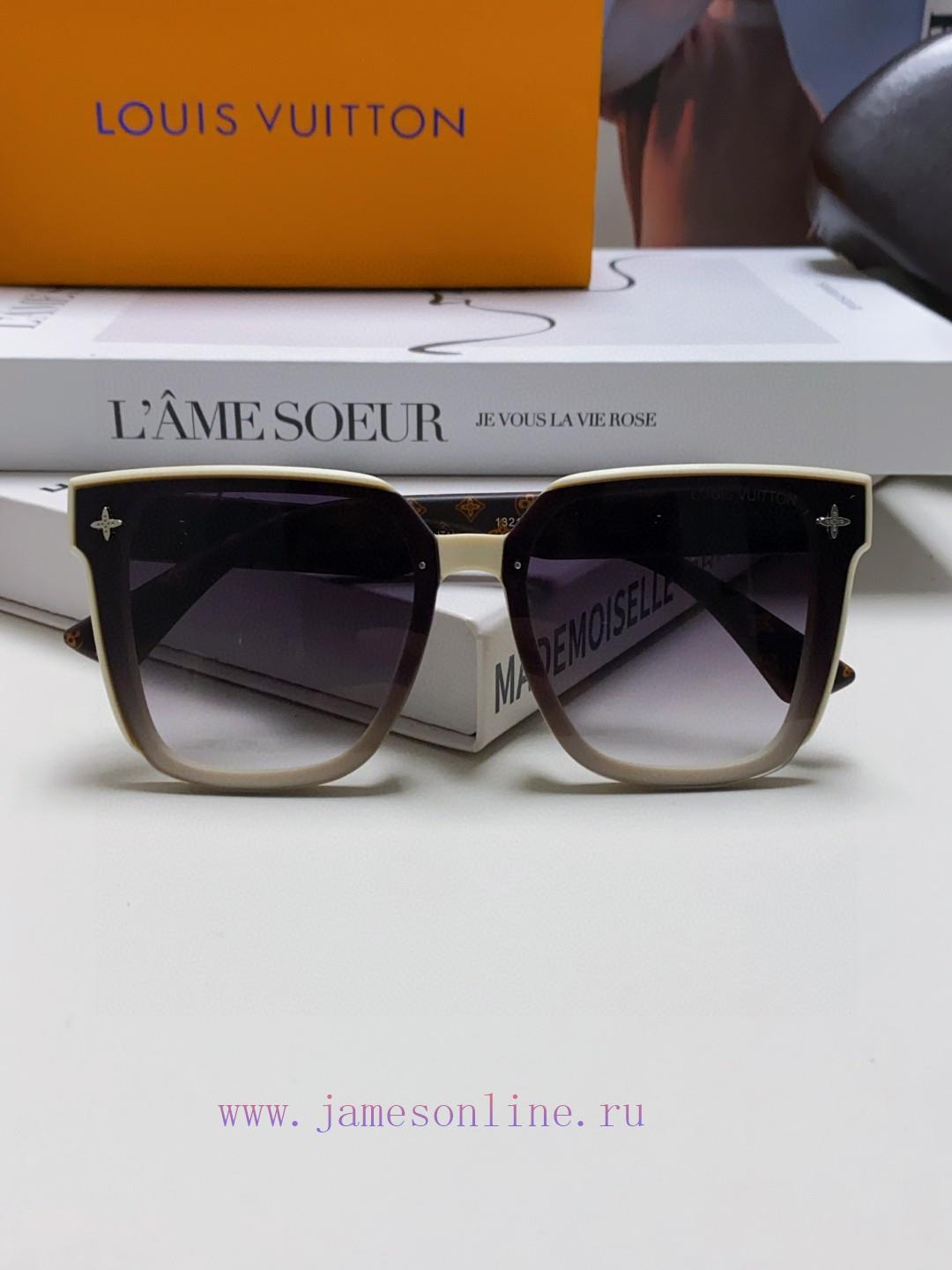 LV Louis Vuitton large frame sunglasses with classic box design, not picky about face shape,um5wjn0o - Image 8