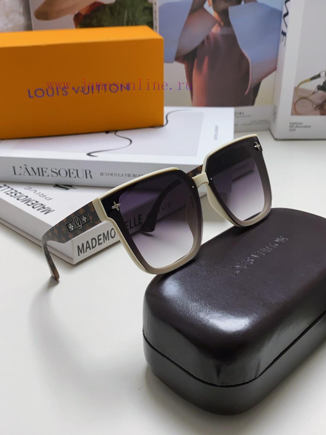 LV Louis Vuitton large frame sunglasses with classic box design, not picky about face shape,um5wjn0o - Image 9