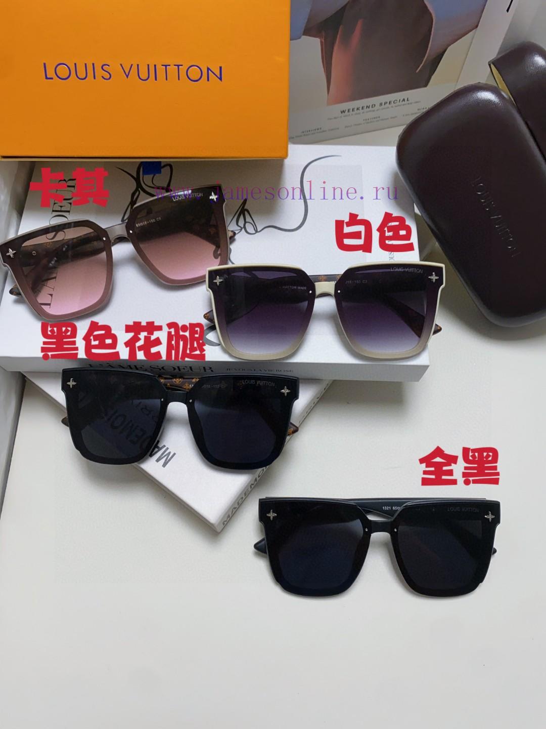 LV Louis Vuitton large frame sunglasses with classic box design, not picky about face shape,um5wjn0o - Image 11
