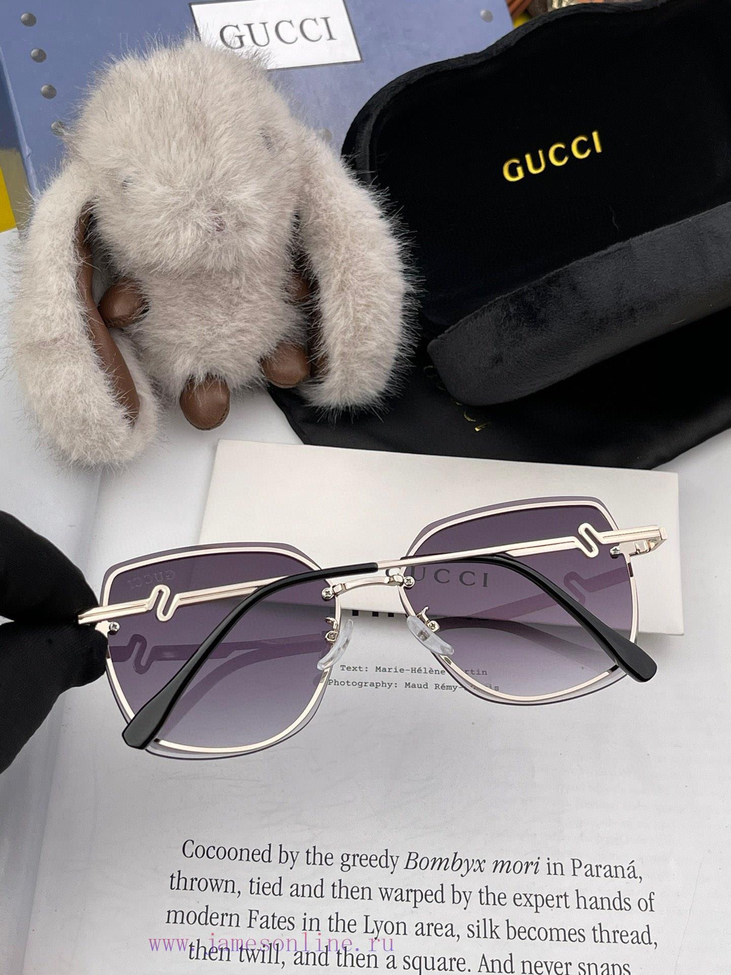 GUCCI's new frameless sunglasses for spring 2024 have gained popularity among various internw2rcyj6j - Image 9