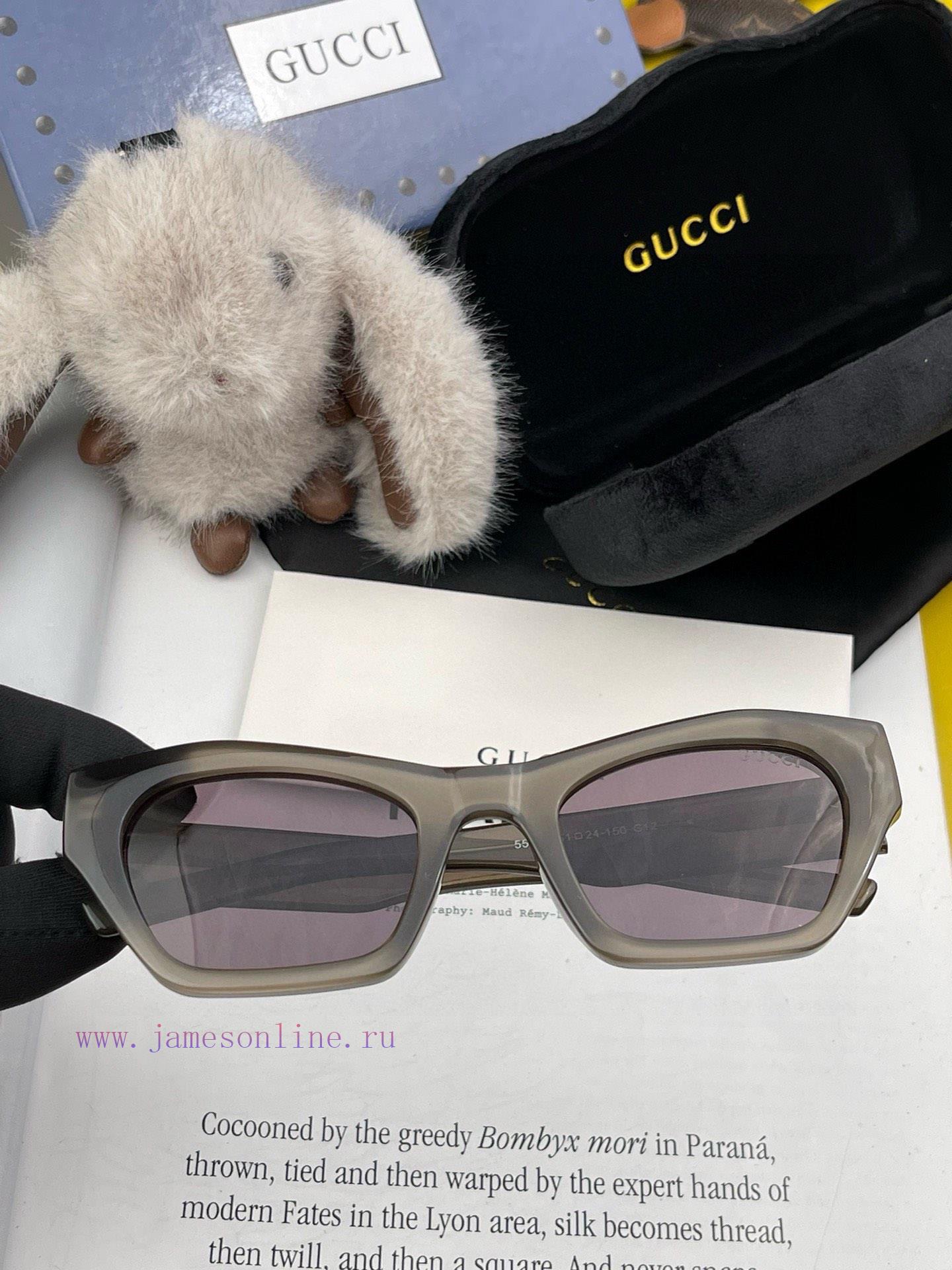 GUCCI2024 Spring New Trendy Popular Fashion Box Polarized Sunglasses High Quality Comfortablckzqhsi8 - Image 6