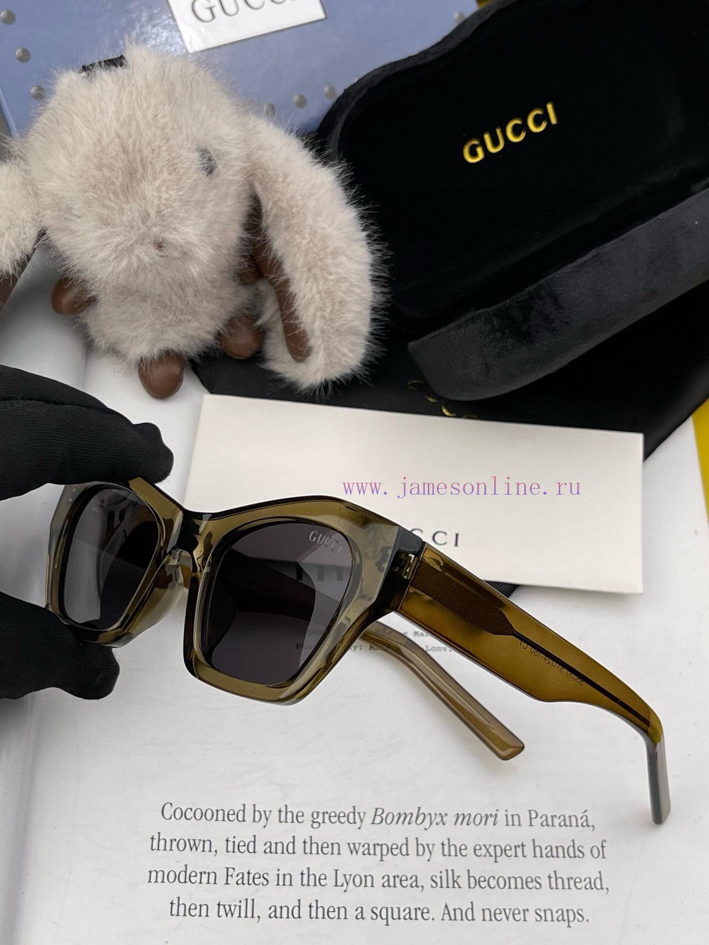 GUCCI2024 Spring New Trendy Popular Fashion Box Polarized Sunglasses High Quality Comfortablckzqhsi8 - Image 9