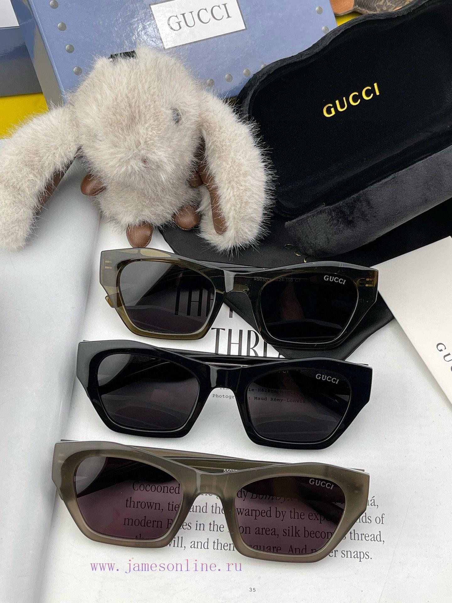 GUCCI2024 Spring New Trendy Popular Fashion Box Polarized Sunglasses High Quality Comfortablckzqhsi8 - Image 10